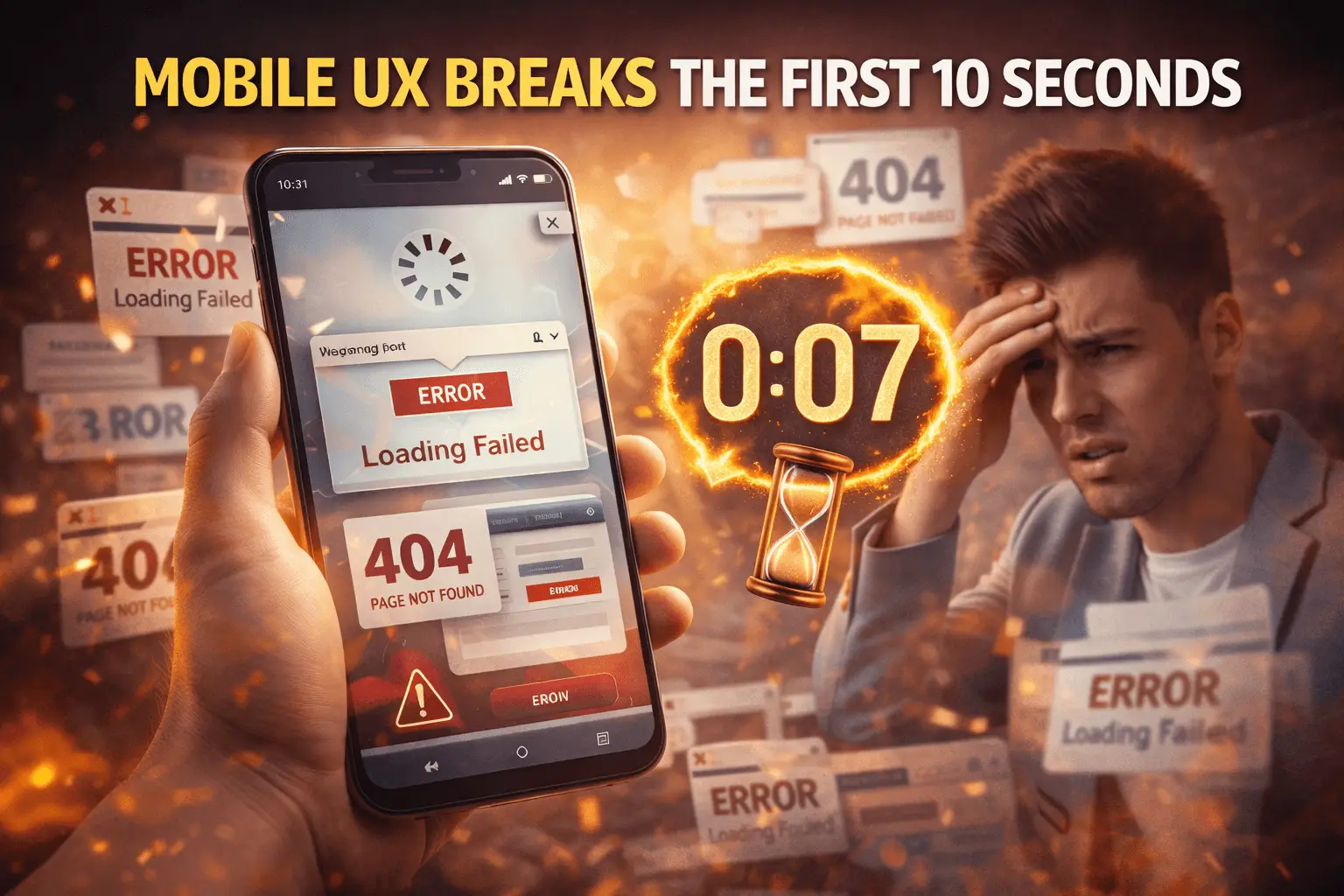 Mobile UX breaks the first 10 seconds