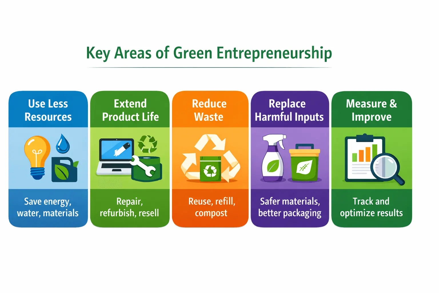Key Areas of Green Entrepreneurship